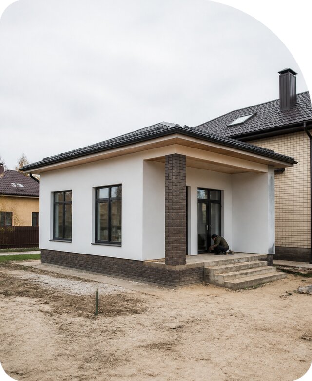 Строительство одноэтажной пристройки в Киржаче от 463950 р. | РадиДОМА-Крж